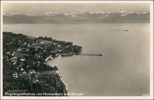 Ansichtskarte Nonnenhorn (Bodensee) Luftbild 1934