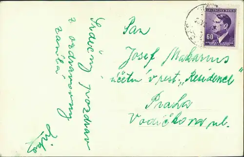 Postcard Radostin Rekonvalescent Radosłźn Panorama Teilansicht 1940