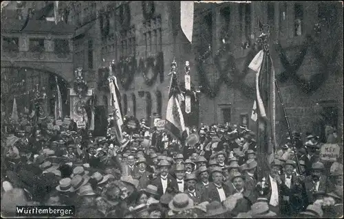 Ansichtskarte Nürnberg Festumzug Sängerbundfest 1912
