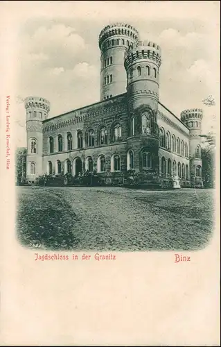 Ansichtskarte Binz (Rügen) Jagdschloss Granitz 1906