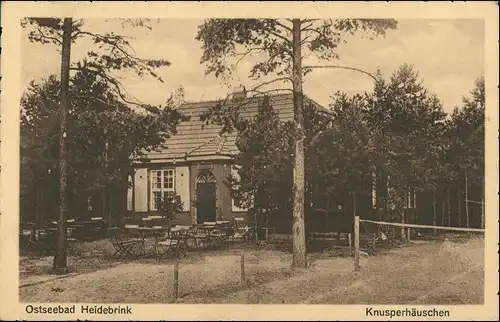 Ostseebad Heidebrink Międzywodzie Knusperhauschen b. Misdroy Kolberg 1925