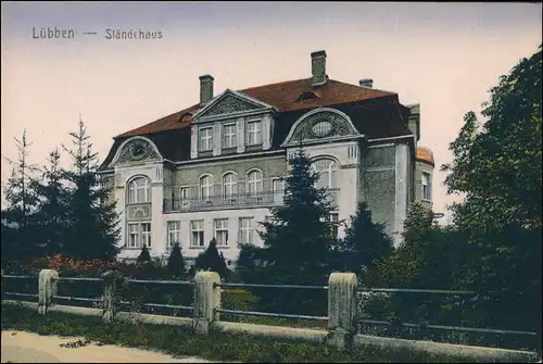 Ansichtskarte Lübben (Spreewald) Lubin (Błota) Ständehaus 1911