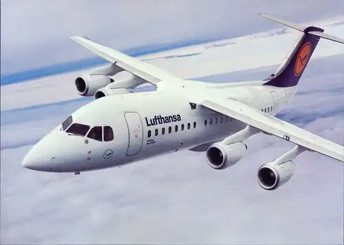 Ansichtskarte  Lufthansa Cityliner Avro RJ85 Flugwesen - Flugzeuge 1988