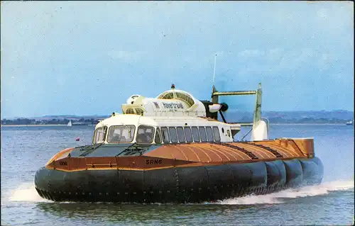 Ansichtskarte  Luftkissenboote Hovercraft SRN Southsea 1966