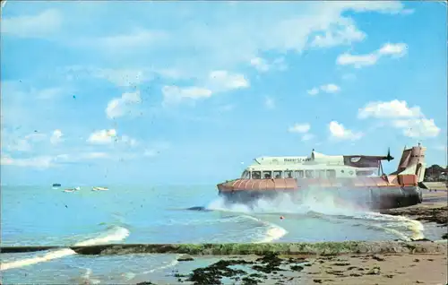 Ryde (Isle of Wight) Luftkissenboote/ Hovercraft I.O.W. Southsea 1972