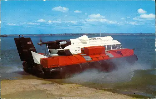 Postcard Ryde (Isle of Wight) Luftkissenboote/ Hovercraft 1976