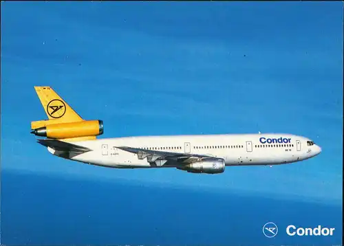 Ansichtskarte  McDonnell Douglas DC10 - 30 Condor Flugwesen - Flugzeuge 1093