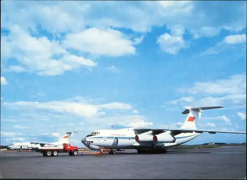 Flugzeug Самолет Ил-76T Plane IL-76T АЭРОФЛОТ 1982