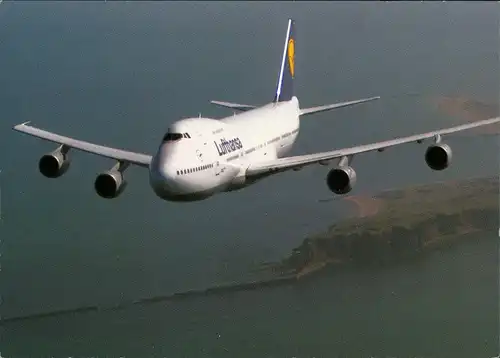 Ansichtskarte  Lufthansa Boeing 747-200 Flugwesen - Flugzeuge 1992