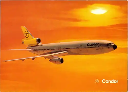 Ansichtskarte  Condor DC 10-30 Flugwesen - Flugzeuge 1982