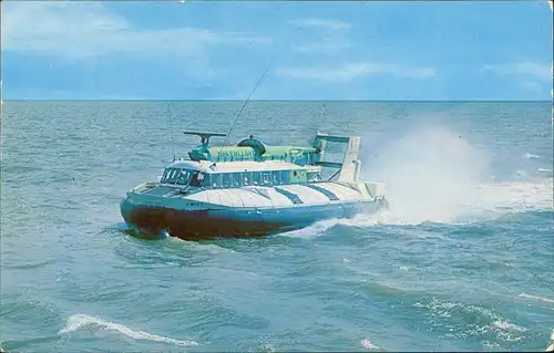 Luftkissenboot Hovercraft S.R.N.6 Hochsee Luftkissenfahrzeug 1968