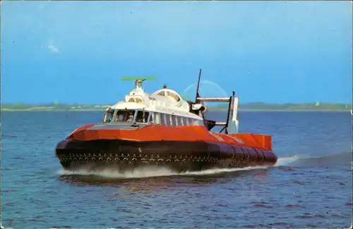 Ansichtskarte  SR-N6 HOVERCRAFT Luftkissenboot Linie Ryde and Southsea 1970