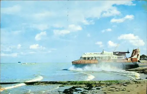 Ryde (Isle of Wight) SOUTHSEA-RYDE, Luftkissenboot Hovercraft 1965
