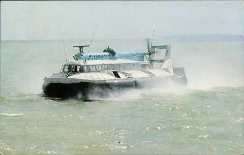 Ansichtskarte  Luftkissenboot Hovercraft Westland SR.N6, England 1971