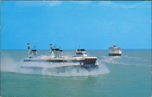Ansichtskarte  Luftkissenboote Hovercraft Hochsee Luftkissenboot Foto-AK 1970