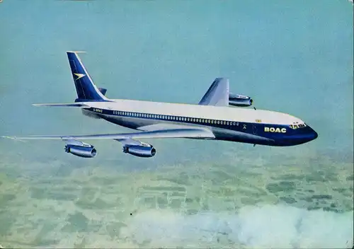 Ansichtskarte  Boeing 707-320B Intercontinental Flugzeug BOAG Jetliner 1979