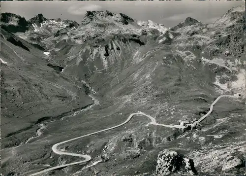 Ansichtskarte Stalla Bivio | Beiva Julier Hospiz 1963