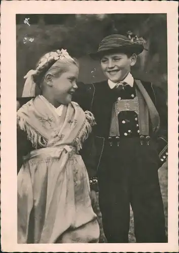 .Trentino-Südtirol Trentino-Südtirol Kinder Tracht Bozen Bolzano 1937