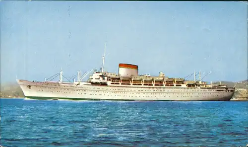 AVGVSTVS GIULIO CESARE Schiffsfoto Italia Ship Schiff Dampfer 1960