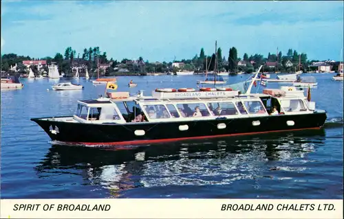 Ansichtskarte  SPIRIT OF BROADLAND "WYE" CLASS Fahrgastschiff England 1970