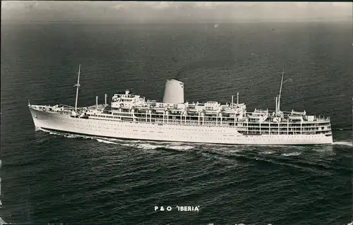 Ansichtskarte  P&O Schiff Ship IBERIA Dampfer Steamer Schiffsfoto-AK 1955