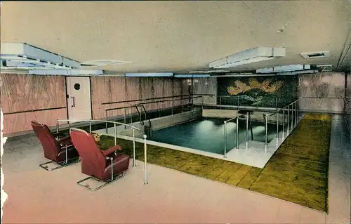 Ansichtskarte  La Piscine Schwimmbad PAQUEBOT Dampfer ILE DE FRANCE 1930