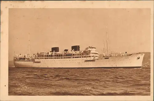 Paquebot CHELLA Schiff Ship Schiffsfoto (Paquet Marseille) 1950