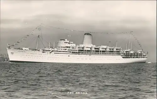 Ansichtskarte  P.&O. Linie Schiff Ship ARCADIA Schiffsfoto 1960