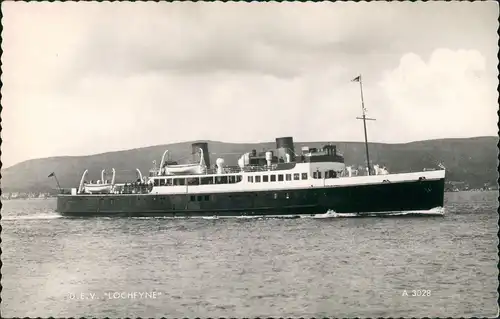 Ansichtskarte  LOCHFYNE Fährschiff Schiffsfoto Schiff Ship-Photo-Card 1955