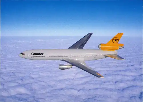 Ansichtskarte  Condor DC 10-30 Flugzeug Airplane Avion Flugwesen 1990