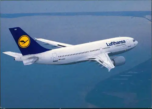 Ansichtskarte  Lufthansa Airbus A310-300 Luftverkehr Flugwesen Flugzeuge 2000