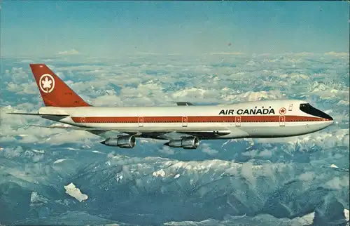 Ansichtskarte  Boeing 747 AIR CANADA Flugwesen - Flugzeuge 1978