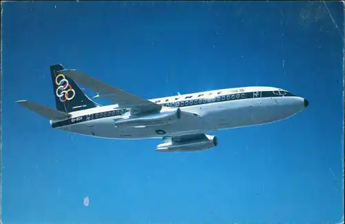 Ansichtskarte  OLYMPIC BOEING 737-200 Flugwesen - Flugzeuge 1973