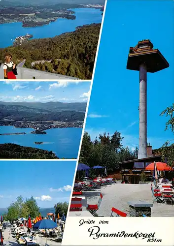 Ansichtskarte Reifnitz Blick vom Aussichtsturm Pyramidenkogels 1980