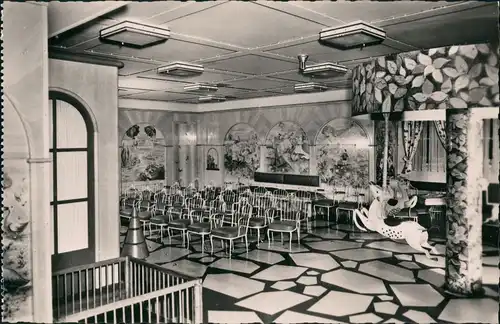 Paquebot Ship Schiff ILE DE FRANCE Salle de Jeux, Spielzimmer 1950