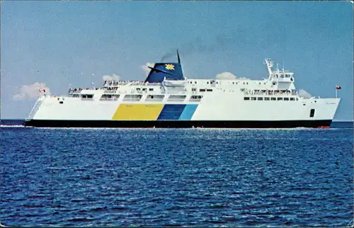 Tobermory M.S. Chi-Cheemaun ferry service Baymouth Manitoulin Island 1970