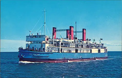 Ansichtskarte  S. S. PRINCE EDWARD ISLAND Ice Breaker ferry, Eisbrecher 1960