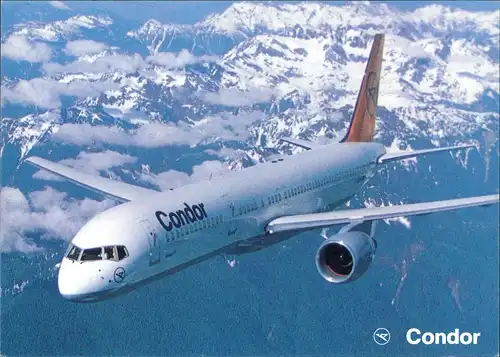 Ansichtskarte  Flieder Airplane Condor B 757-200 Flugzeuge & Luftverkehr 2000