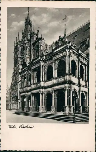 Ansichtskarte Köln Rathaus 1932