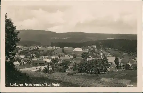 Finsterbergen-Friedrichroda DDR AK Thüringer Wald Panorama  1955