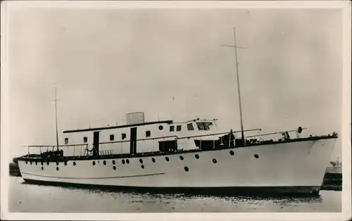 Ansichtskarte  Schiff M.Y. Tranquility 1962