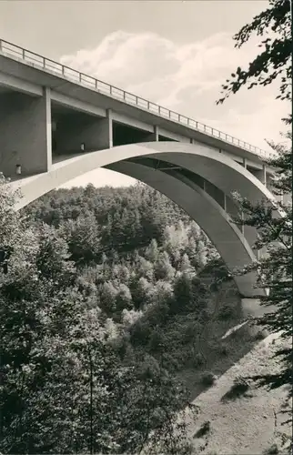 Ansichtskarte Hermsdorf (Thüringen) Brücke Teufelstal/Teufelstalbrücke 1967
