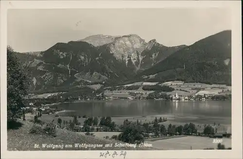 Ansichtskarte St. Wolfgang im Salzkammergut Blick auf die Stadt 1929