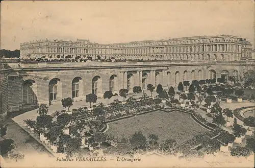 CPA Versailles Schloss Versailles Orangerie 1919