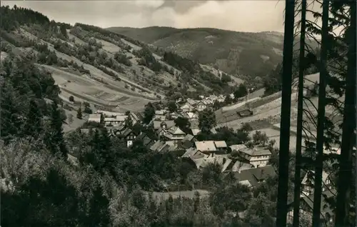 Ansichtskarte Mellenbach-Glasbach Totale 1968