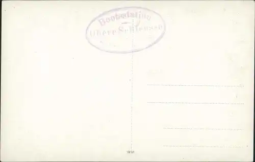Ansichtskarte Hinterhermsdorf-Sebnitz Obere Schleuse 1912