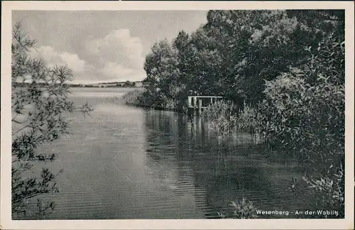 Wesenberg (Mecklenburg) Parite An der Woblitz DDR Postkarte 1957/1956