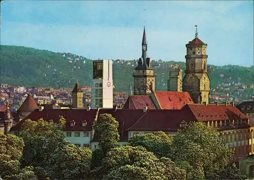 Ansichtskarte Stuttgart Panorama-Ansicht "Türme der Stadt" 1975