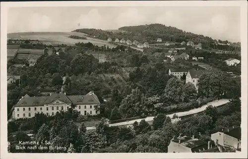 Ansichtskarte Kamenz Kamjenc Panorama-Ansicht Blick nach dem Hutberg 1940