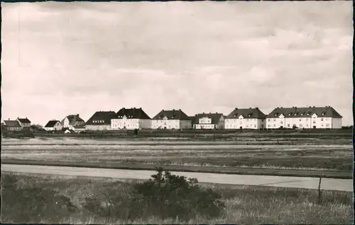 Ansichtskarte Gemeinde Sylt Panorama-Ansicht mit Bahnhofstrasse 1960